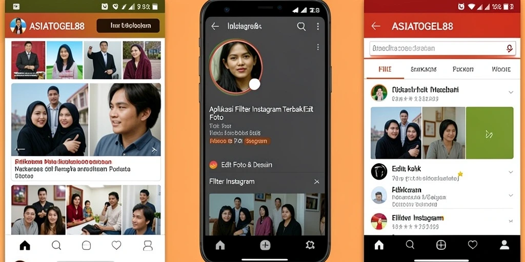 Tampilan antarmuka ASIATOGEL88 yang sederhana dan efektif untuk filter Instagram.
