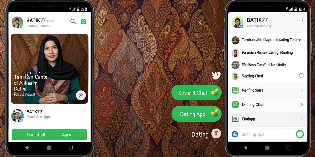Tampilan antarmuka BATIK77 yang menarik dan mudah digunakan.