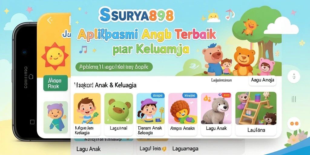 Antarmuka aplikasi SURYA898 yang menarik dan interaktif.