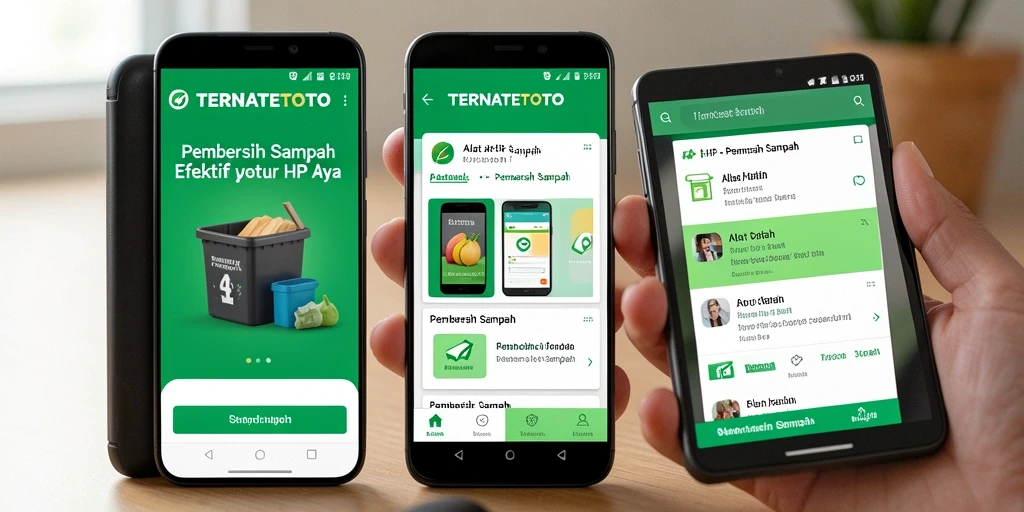 Tampilan antarmuka aplikasi TERNATETOTO yang sederhana dan intuitif.