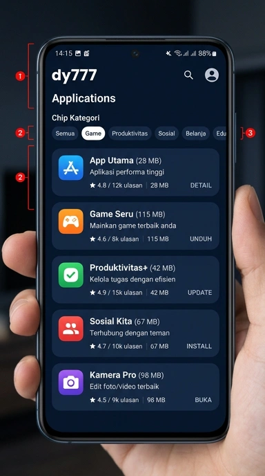 Akses Lengkap Aplikasi Populer di dy777 — Temukan yang Terbaik